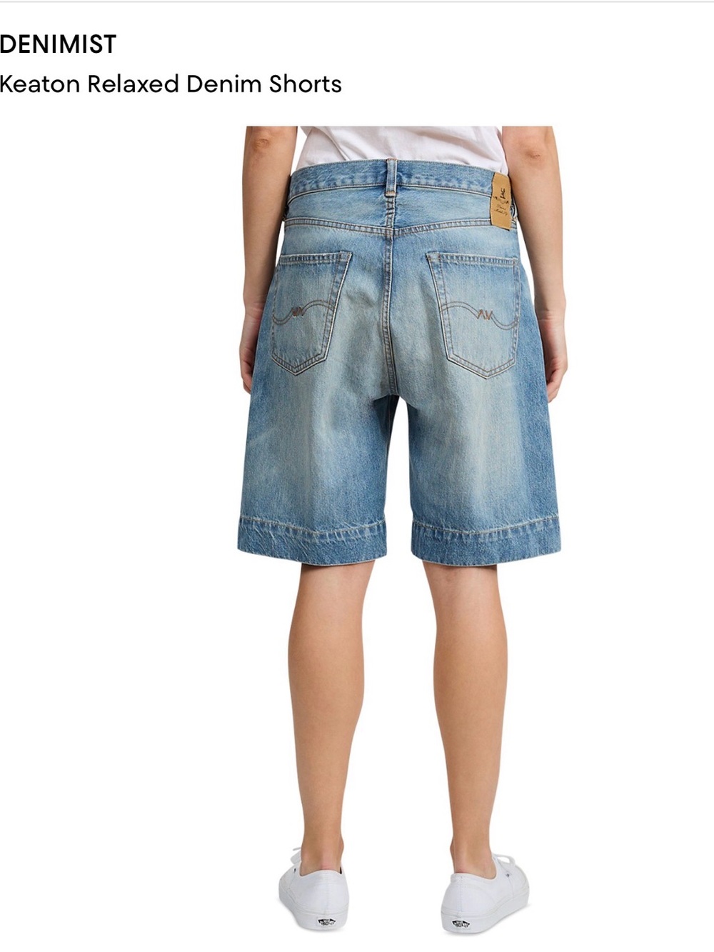 Denimist Keaton Relaxed Denim Shorts - Picture 2 of 5